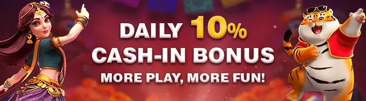 Daily 10% Cash-In Bonus